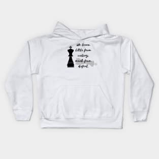 We Learn Little From Victory, Much From Defeat Kids Hoodie